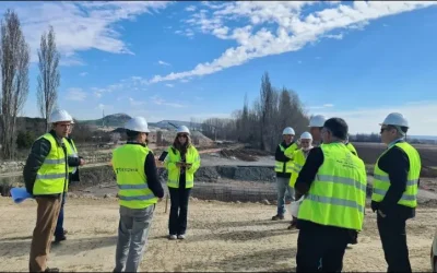 Visita institucional a las obras del tramo más ‘delicado’ de la A-11, proyecto en el que colabora Tecopysa