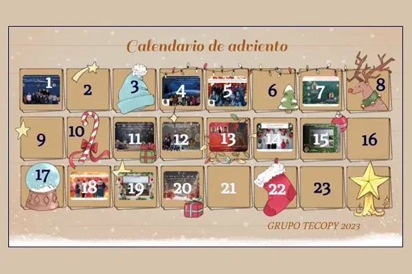 Un calendario de Adviento para amenizar las mañanas de diciembre